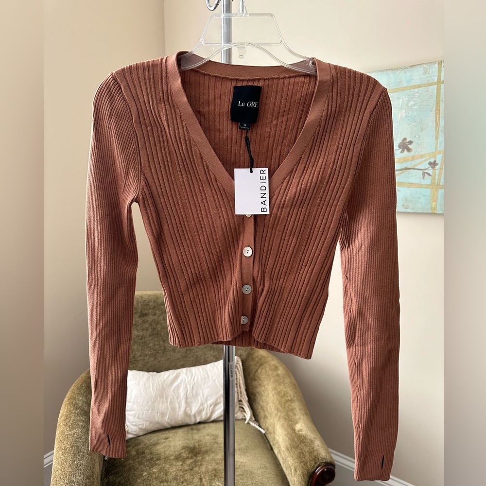 NWT Bandier Le Ore Rimini Cardigan Size Small